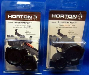 2x Original Horton Bushwacker Klappkappen für SS047 Mult-A-Range Zielfernrohr Armbrust  - Bild 1 von 5