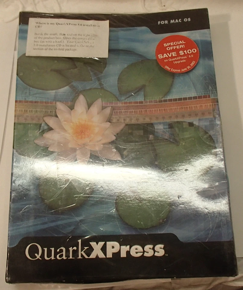 QuarkXPress 5.0 Software Disc For Mac OS Sealed - Image 1 of 1