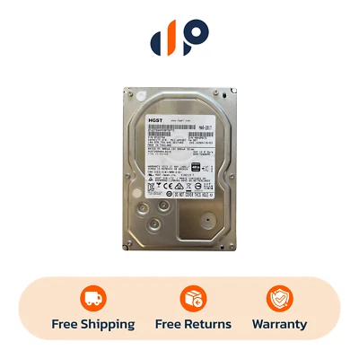 HITACHI 4TB  3.5 Inch  HUS726040AL4210 SAS-3 12GBs 128MB 7.2k HDD | LOT OF 3 - Image 1 of 2