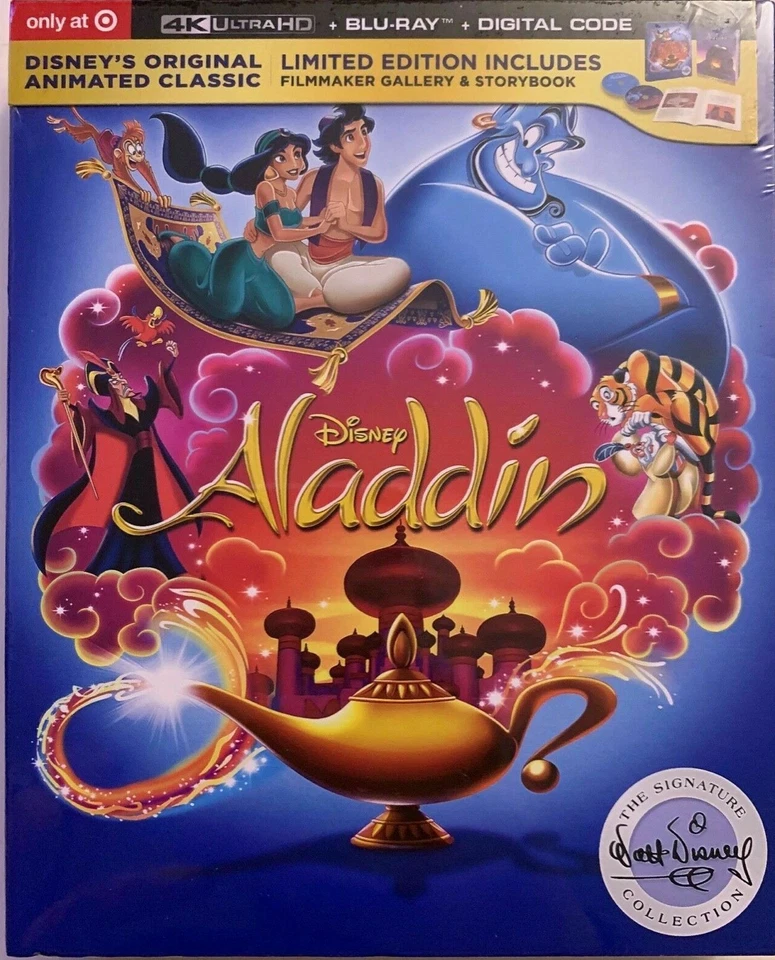 Aladdin Disney Signature Collection 2019 4k UHD Blu-ray Digital