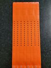 50  3/4" X 10" Orange 3 Tab Vinyl Wristbands, Wristbands For Events