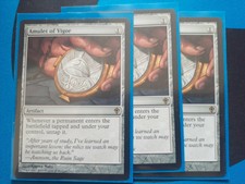 3x Amulet of Vigor MTG Worldwake LP