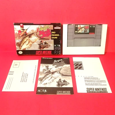 Videojuego Super Black Bass CIB Super Nintendo Fishing SNES con manual de caja Foto 1 de 4