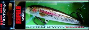 ESCHE DA PESCA RAPALA CONTO ALLA ROVESCIA CD 9 cm RTL (Trota Arcobaleno Viva) colore - Foto 1 di 1