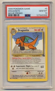 PSA 10 Pokemon 1999 Película Black Star Promo Dragonite #5 GEMA ¡Como nuevo!! - Imagen 1 de 2