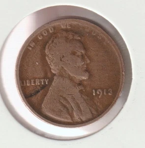 Rare 112 Year Old 1913 US Liberty Lincoln Wheat Penny Collectors Collection Coin - Picture 1 of 2