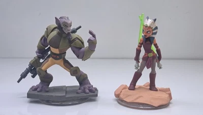 Disney Infinity Star Wars 3.0 Ashoka Tano Figure + Rebels Zeb Orrelios - Image 1 of 4
