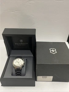 Victorinox Swiss Army Officers men's Chronograph Watch W/ New Battery Read! - Picture 1 of 11