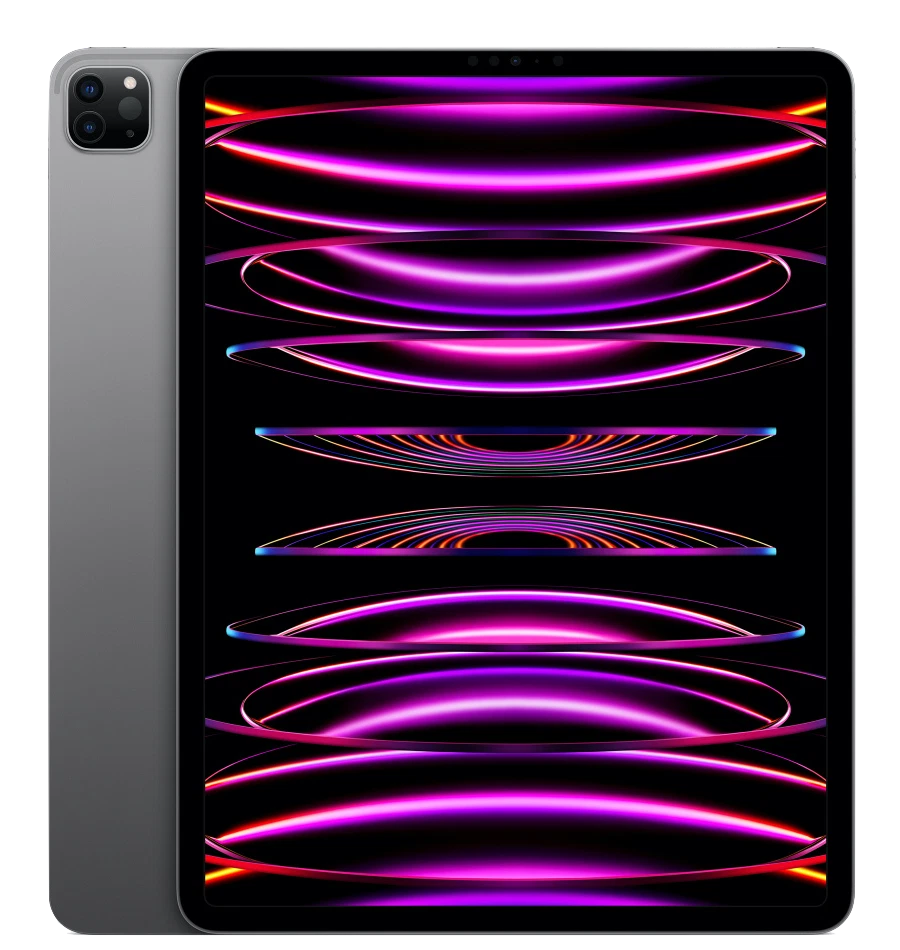 Apple iPad Pro 6 2022 (12,9") 128 GB Wi-Fi + Cellular - Space Grau |PG3532-A(... - Bild 1 von 1