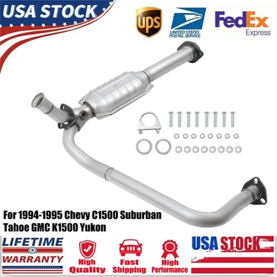 Catalytic Converters for Chevrolet GMC C1500 C2500 K1500 Tahoe Yukon 1994-1995 Foto 1 de 4