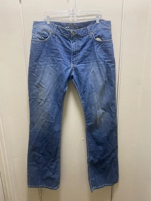Robin Jeans Studded Pockets Long Flap Size 40 Blue Jeans Made in The USA - Image 1 of 4
