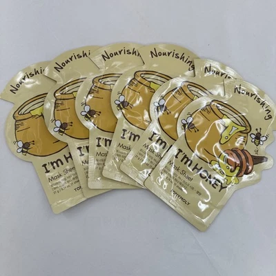 Tony Moly I’m Honey Mascarilla Hoja Nutritiva Hidratante Belleza (Lote de 6) Exp 06/28 Foto 1 de 4