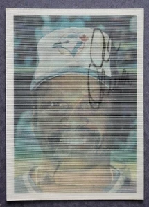Toronto Blue Jays Star Al Oliver signed / autographed 1986 Sportflics 3-D card - - Picture 1 of 1