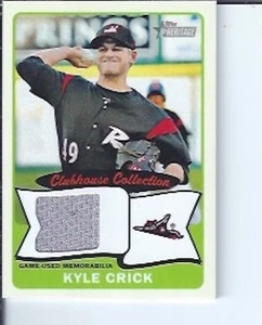 Kyle Crick 2014 Topps Heritage Minors Clubhouse Collection Jersey Relic - Picture 1 of 1
