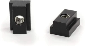 10PC Bed Deck Rail T-Slot Nuts for Toyota Tacoma Tie Down Nut / Aluminum - Black - Picture 1 of 9