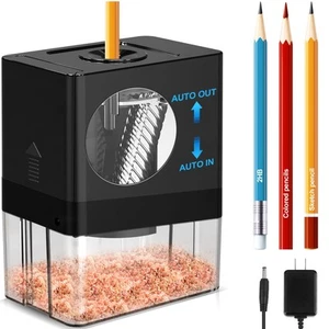 Fully Automatic Small Battery Operated Electric Pencil Sharpener, Colored Pen... - Picture 1 of 6