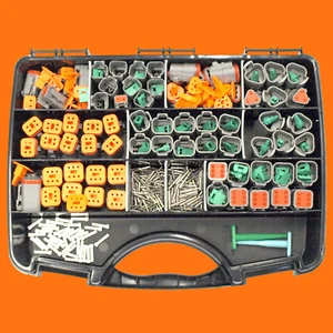 Genuine Deutsch DT Series Assorted Electrical Connector Box Set - 513 Pieces - Picture 1 of 8