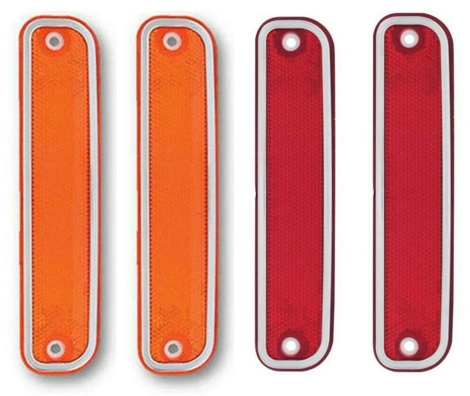 United Pacific 1973-1980 Chevy/GMC Truck Front/Rear Side Marker Lamp Lens Set  Foto 1 de 1