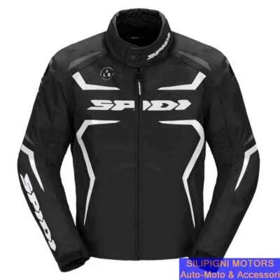 SPIDI GIACCA H2OUT SPORTMASTER D275 Colore 011 Nero/Bianco Per Moto Impermeabile