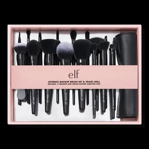e.l.f. Cosmetics Ultimate Makeup Brush Set And Travel Roll |8130 - Picture 1 of 7