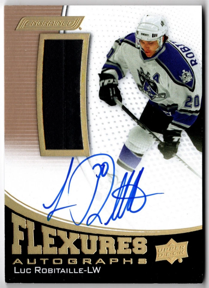 2023-24 Upper Deck Engrained Flexures Autographs LUC ROBITAILLE FS-LR LA UD Auto - Image 1 of 1