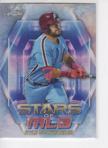 Kyle Schwarber 2023 Topps Stars of MLB inserto cromato #SMLBC-53 Phillies - Foto 1 di 2