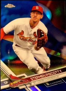 STEPHEN PISCOTTY - 2017 Topps Chrome BLUE REFRACTORS Parallel [034/150] #56 - Picture 1 of 2