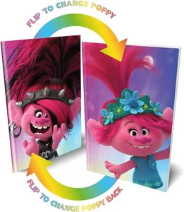 Cuaderno Trolls World Tour Niños-Niños Holograma A5 Amapola Rock - Nuevo/Sellado - Imagen 1 de 3