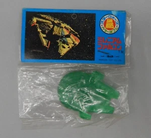 vintage Japanese Star Wars MILLENNIUM FALCON rubber Keshi figure Maruka 1977 mip - Picture 1 of 6