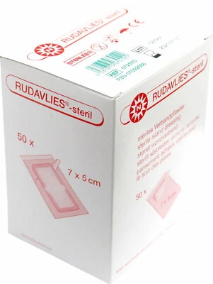Noba Rudavlies-steril Wundpflaster Verbandpflaster 50 Stück (Größe: 7 x 5 cm) - Bild 1 von 2