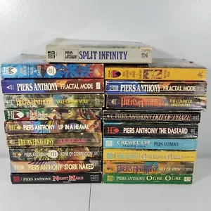 Piers Anthony paperback lot 19 books mixed lot Xanth Series, Mode, Adept vintage - Picture 1 of 4