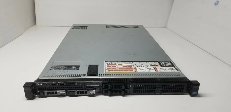Dell Poweredge R620 server 2x 8-Core 2.6GHz E5-2650v2,3x 600GB SAS 10K, 64GB RAM - Image 1 of 4