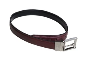Dockers Reversible Belt Brown/Black Size 26-28 Boys Juniors Teens Metal Buckle - Picture 1 of 19