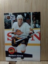 ROBERT KRON🏆1991 Pro Set #239 VANCOUVER NHL Hockey Card🏆FREE POST