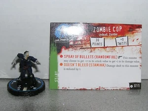 Horrorclix Base Set HRC-011 Zombie Cop - Imagen 1 de 1