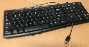 Genuine and Ergonomic Logitech K120 K200 Wired USB Keyboard, soft, Sleek Design - Picture 1 of 4