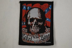 Rebel To The Bone Du Sud Crane Tissé Patch Neuf Officiel Motard Rockabilly Punk - Picture 1 of 3