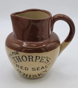 Thorpe's "Red Seal" Whiskey Pitcher - Picture 1 of 4