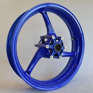 Llanta delantera nueva azul brillante Suzuki GSXR 600 GSX-R 750 2011-2024 - Imagen 1 de 8
