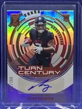 Bijan Robinson Rookie Auto 2023 Elite Turn Of The Century #092/249 Falcons RC