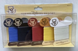V1 - New Tokyo Disney Resort Handicraft Set of 5 Sewing or Embroidery Threads - Picture 1 of 4