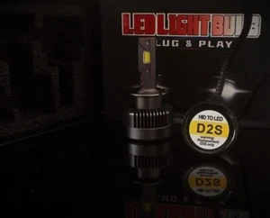 D2S Led Low/High Beam Headlight Bulbs Bright 55W 6000K Error Free Money Back. - Picture 1 of 15
