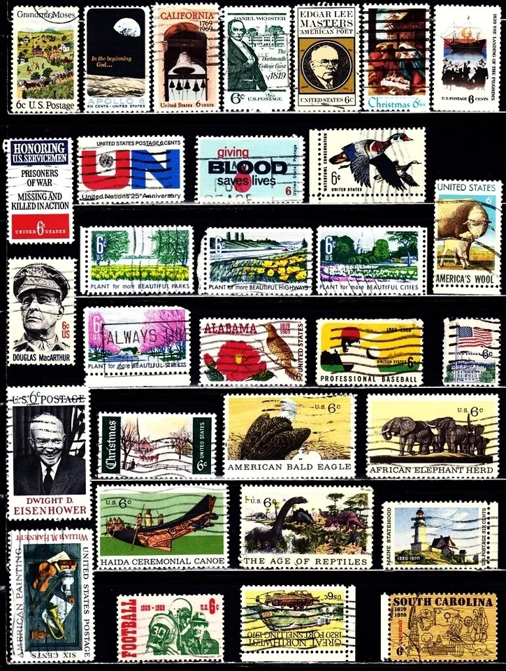 Nice US 6C Commemorative stamps (used) - Image 1 of 1