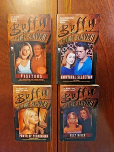 SET OF 4 BUFFY THE VAMPIRE SLAYER PBO SEASON 3 DEEP, POWER, UNNATURAL & VISITORS - Picture 1 of 3