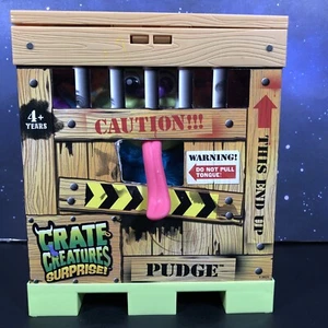 Pudge Crate Creatures Sorpresa Testata Funziona Vedi Video Giocattolo Monster Fun - Foto 1 di 13