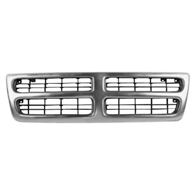 New Front Grille For 1998-2003 Dodge Fullsize Black And Chrome Plastic - Image 1 of 2