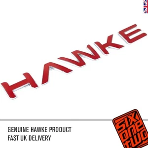 RANGE ROVER VOGUE L405 HAWKE Chrome Red Infill Boot Bonnet Letters Badges 3D - Picture 1 of 3