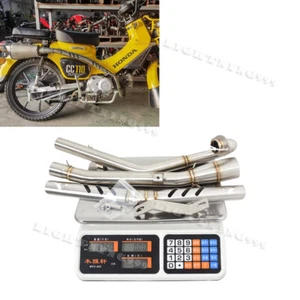 Sistema de escape para Honda Cross Cub CC110 2018-2023 tubo de enlace delantero deslizable 51 mm - Imagen 1 de 9