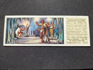 1935 Ty-Phoo Swiss Family Robinson Card # 13 Discovering the Cavern (VG/EX) - Picture 1 of 3