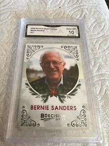 BERNIE SANDERS 2020 DECISION DIRECT HOLIDAY # 17 GRADED 10 L@@@K - Picture 1 of 2